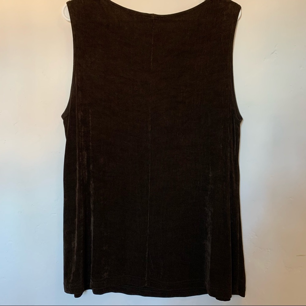 Dark Brown Tank with Shimmery Highlights Size XL - Picture 3 of 12